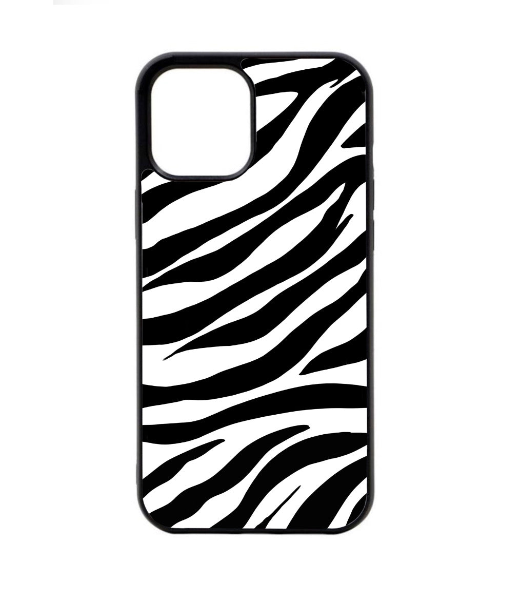 Black Zebra Print Case JJ Customs