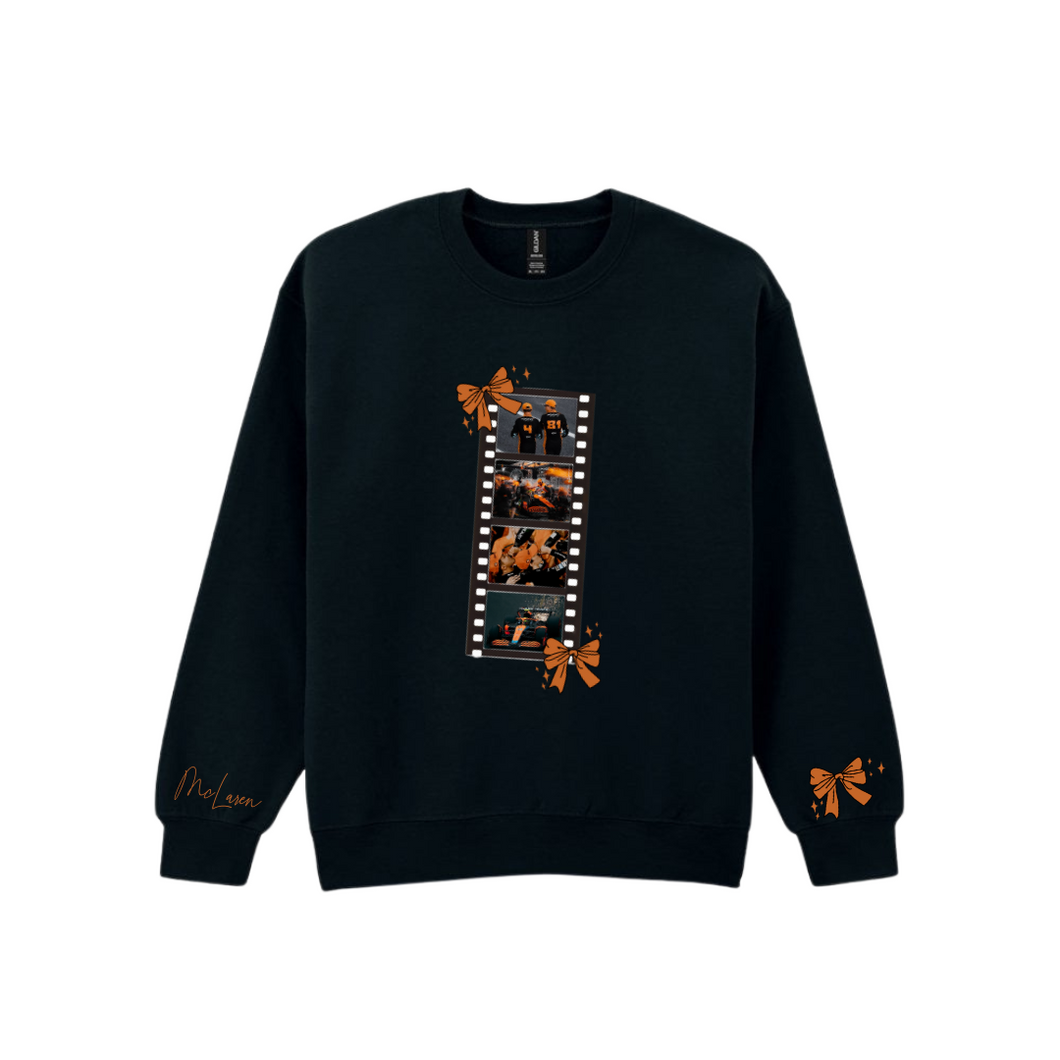 Papaya Bow Sweatshirt