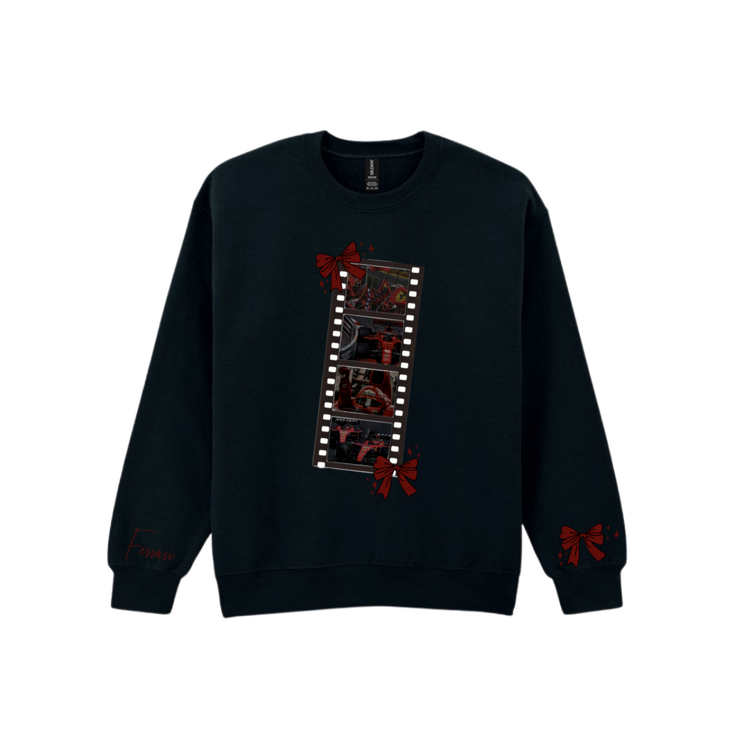 Red F1 Bow Sweatshirt