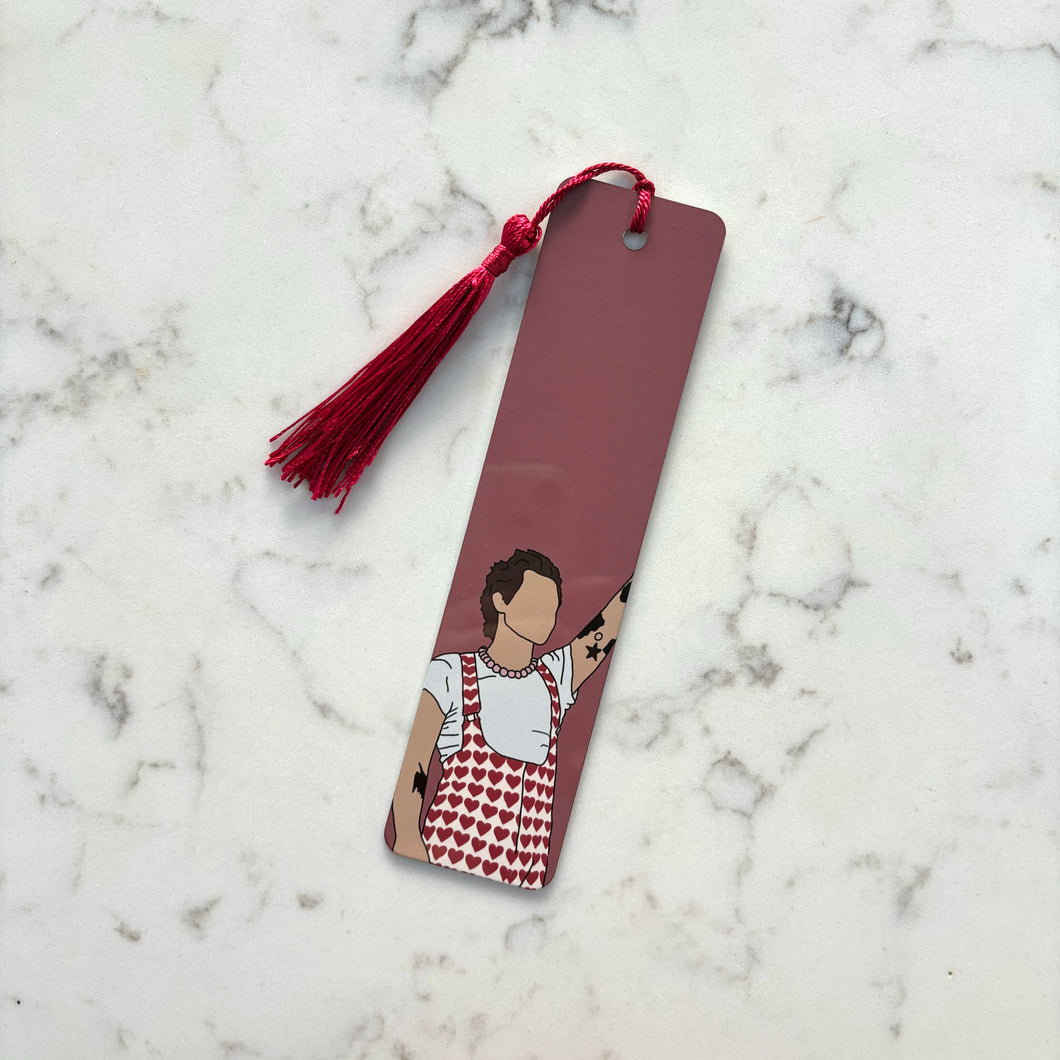 Harry Red Hearts Bookmark