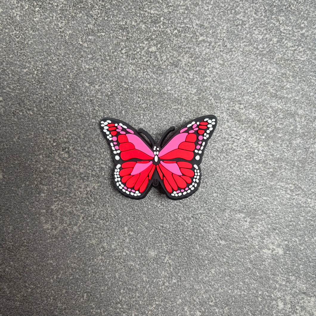 Large Red Butterfly Charm
