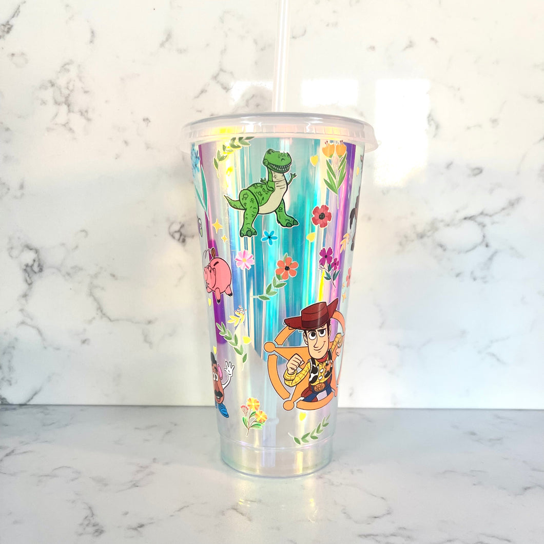 Toys & Flowers Cold Cup