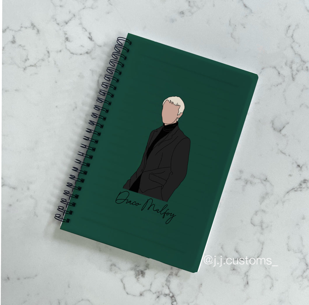 Draco Black Suit Notebook