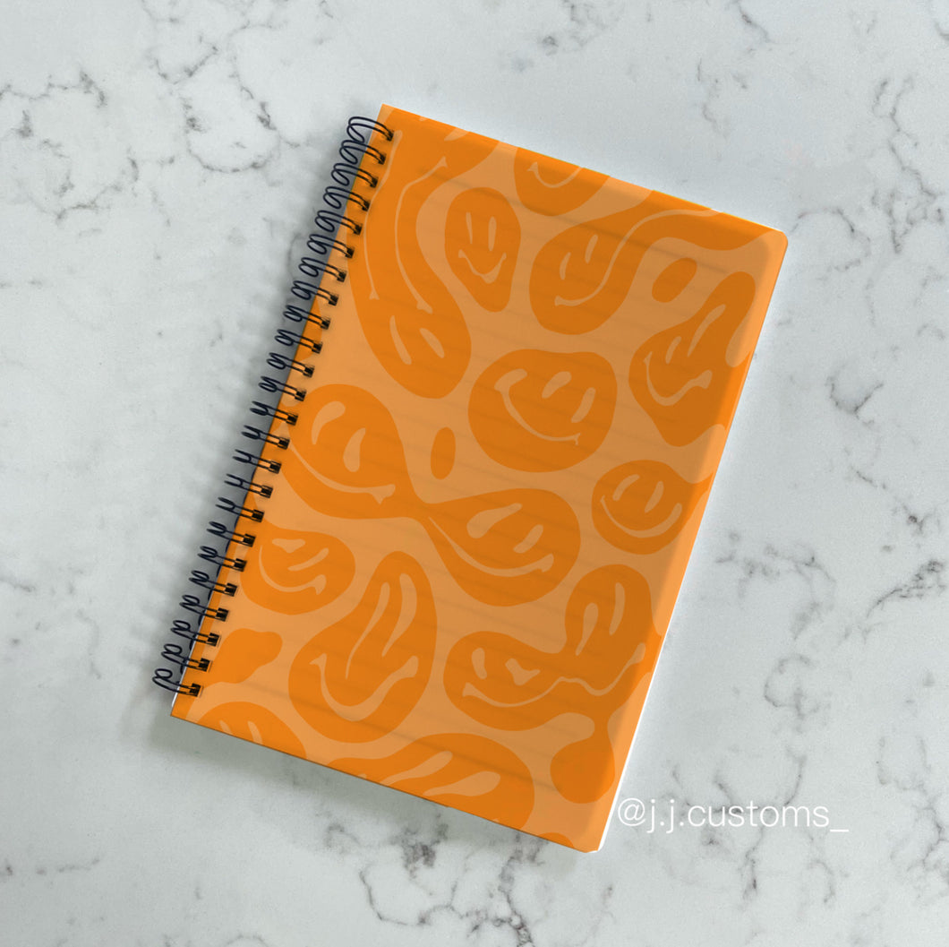 Orange Smiley Notebook