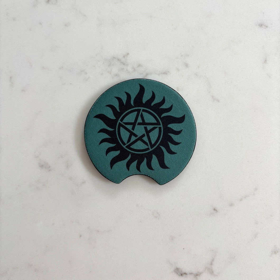 Anti-Possession Symbol Est. Car Coaster