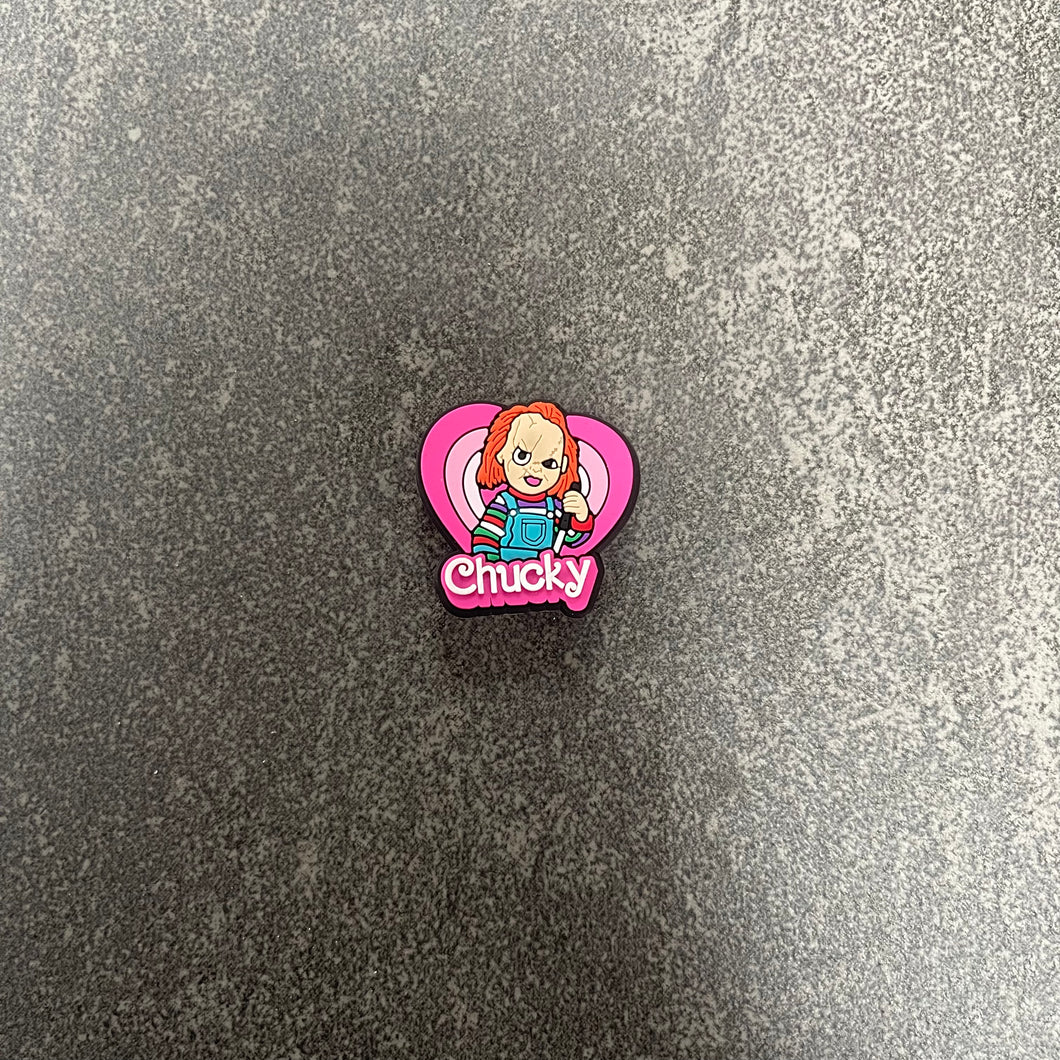 Chucky Pink Heart Charm