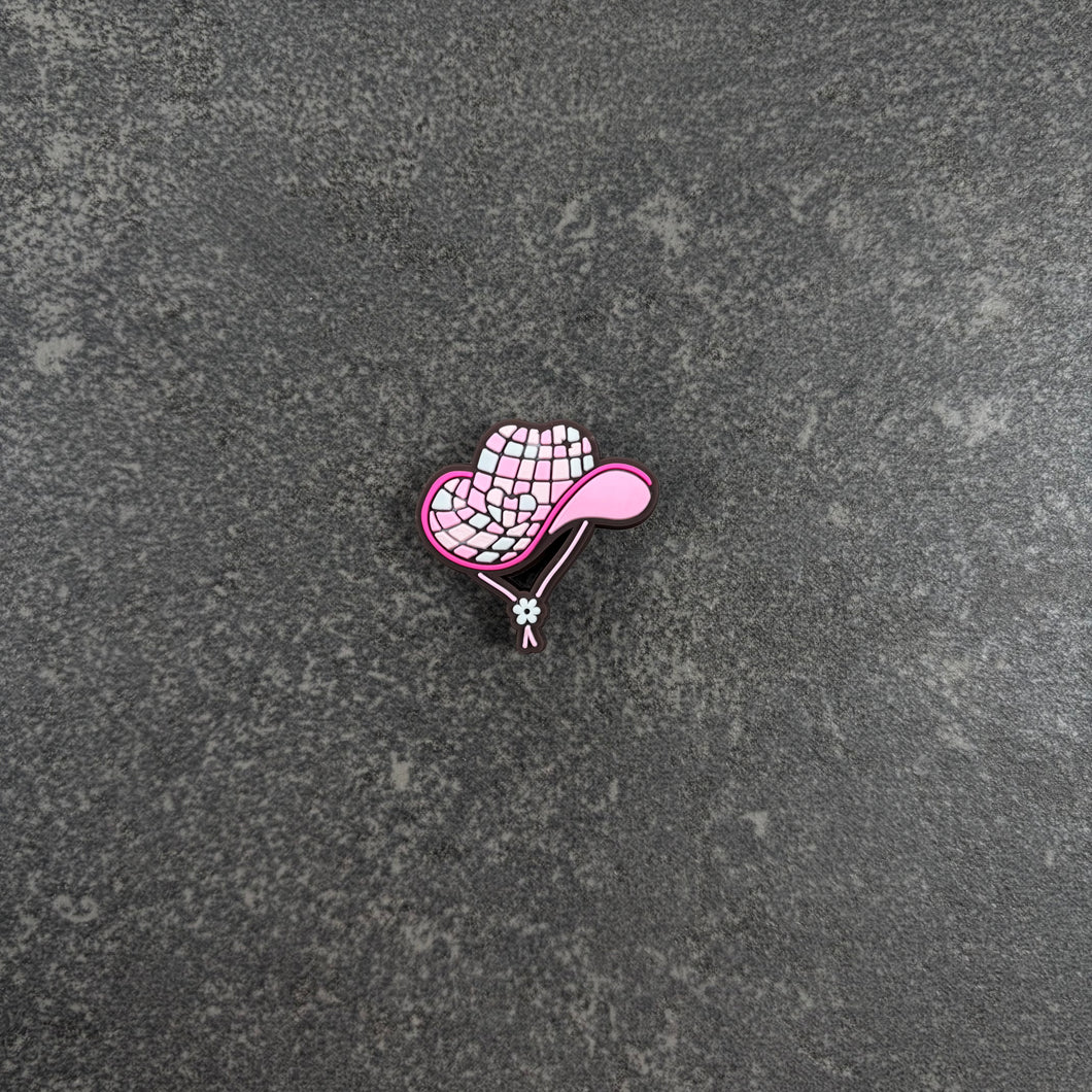 Disco Cowgirl Hat Charm