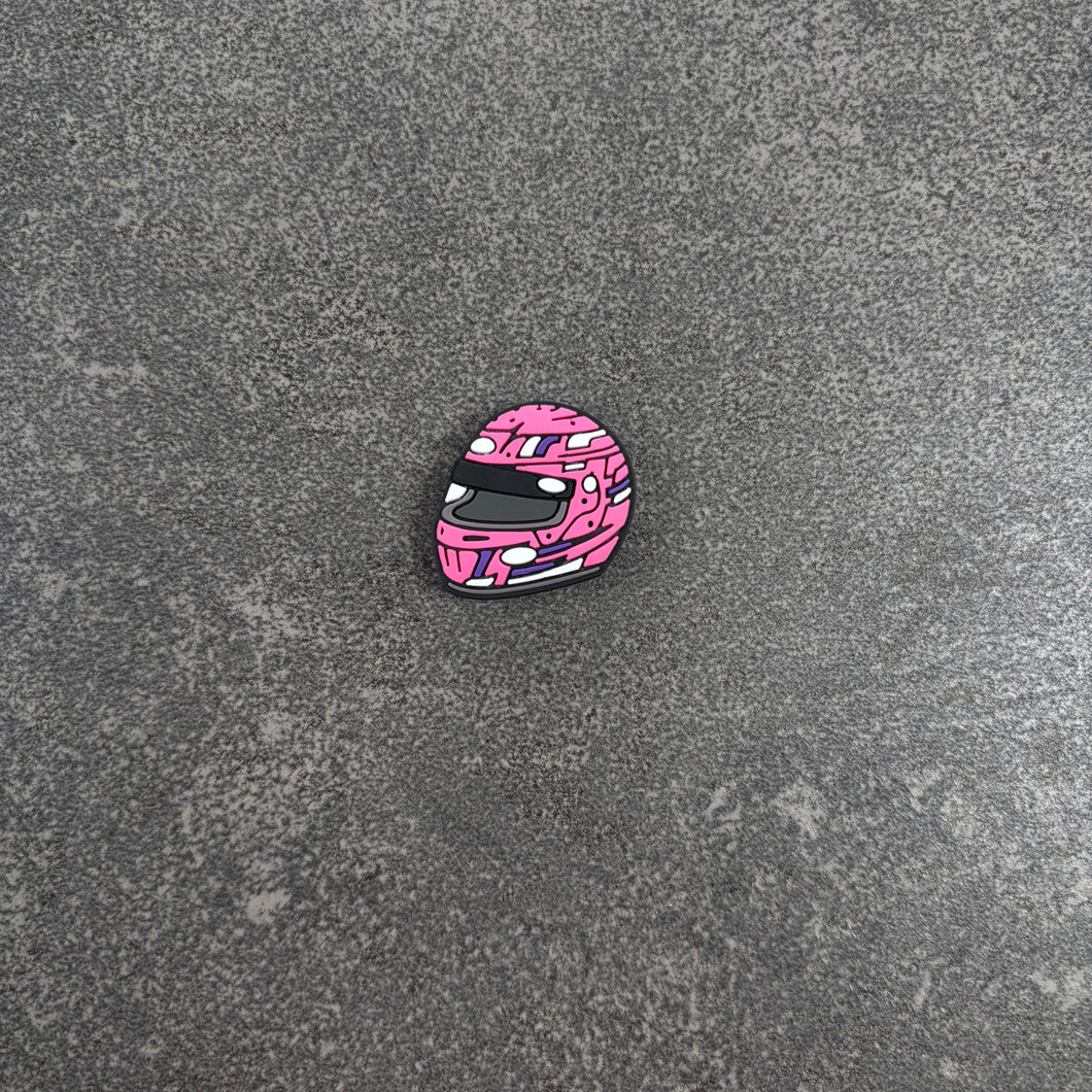 Pink Helmet Charm