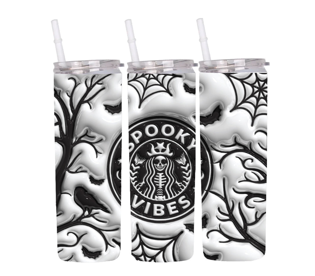 Spooky Vibes Steel Tumbler