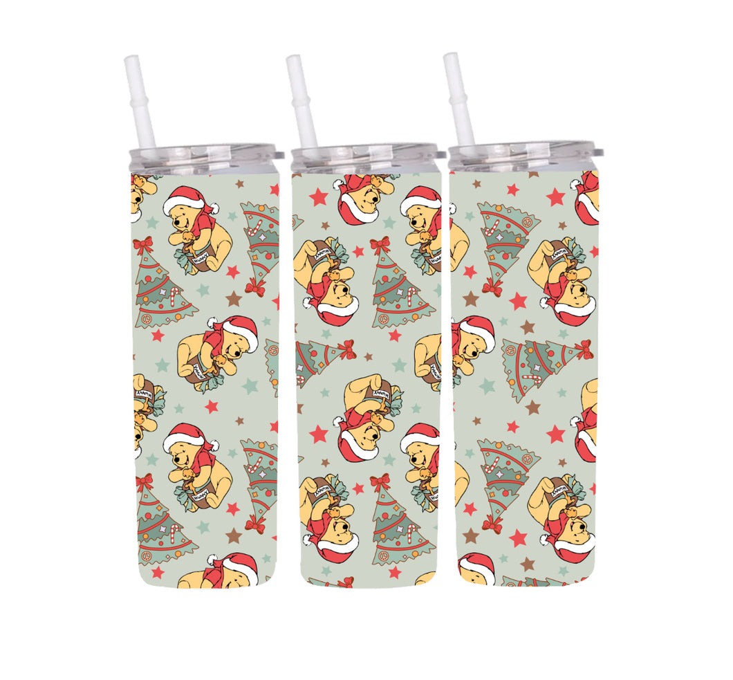 Christmas Bear Steel Tumbler