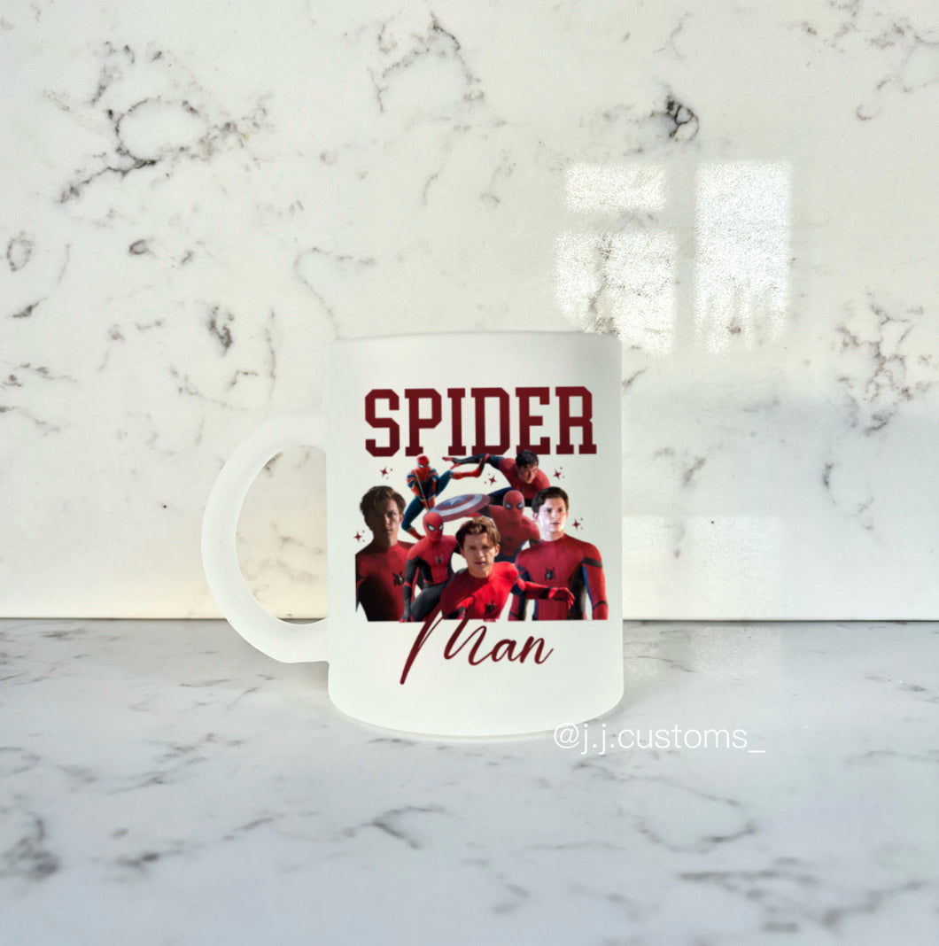 Spidey Homage Glass Mug