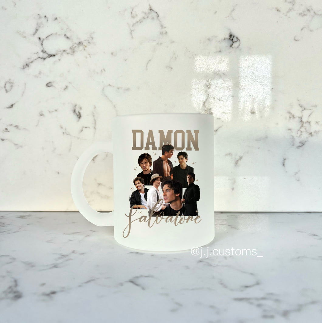 Damon Homage Glass Mug