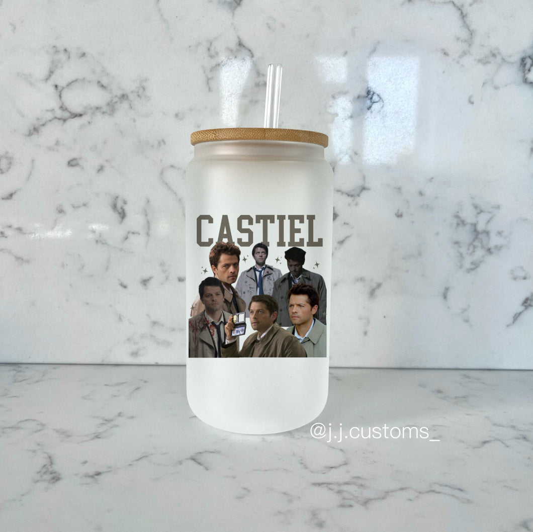 Castiel Homage Glass Tumbler