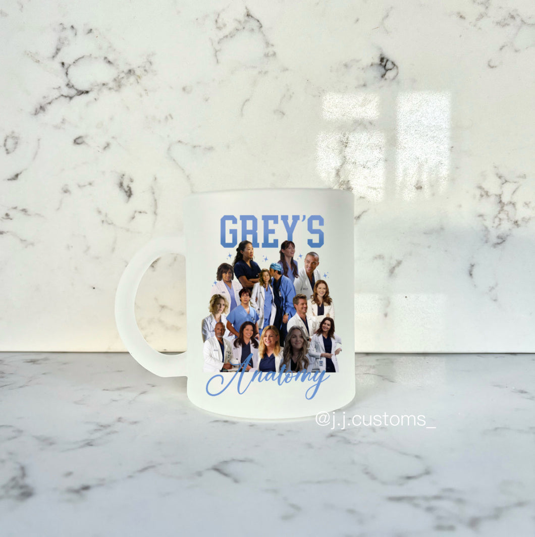 Grey's Homage Glass Mug