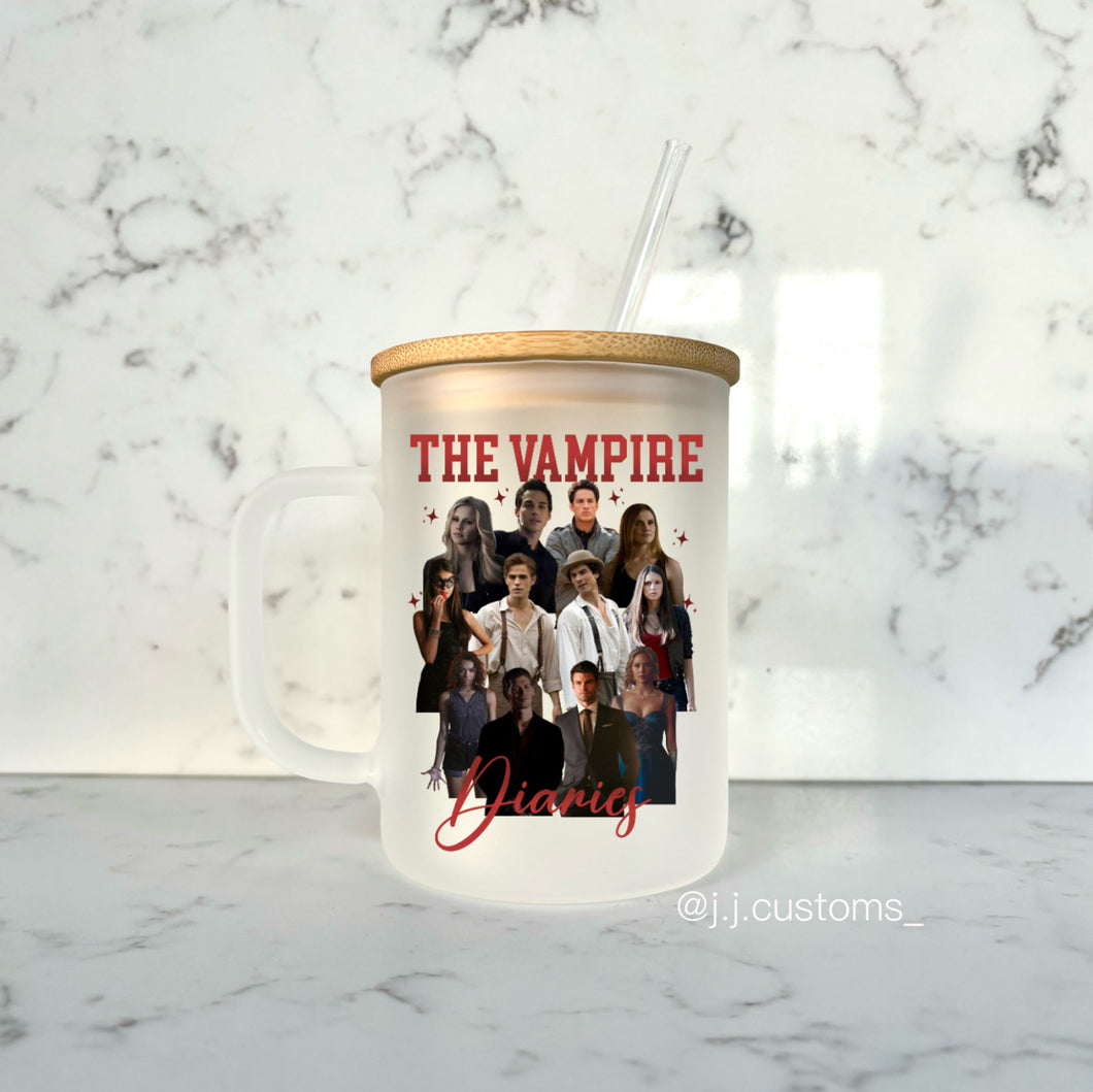 TVD Homage Glass Mug with lid