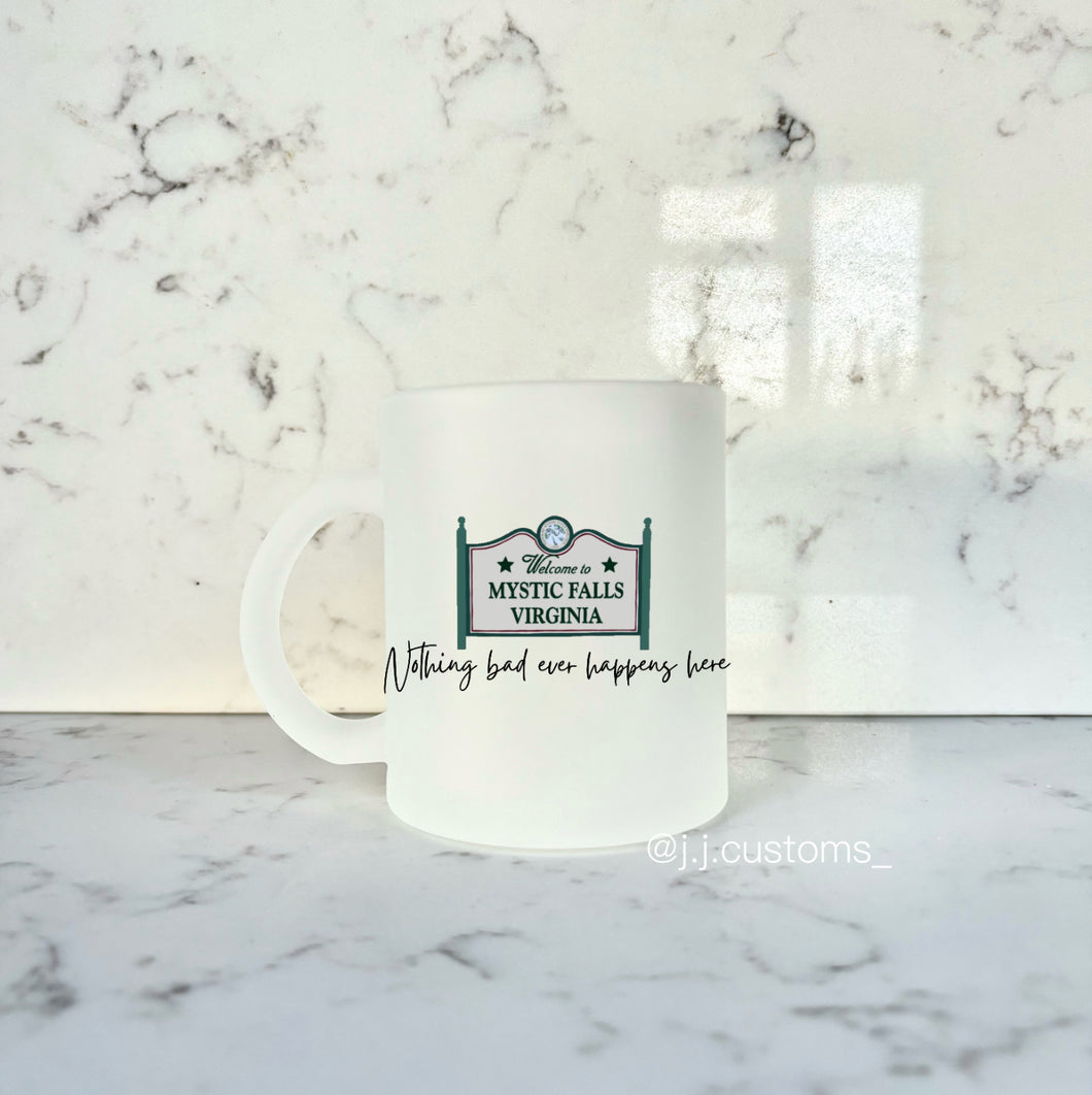 Nothing bad happens Glass Mug