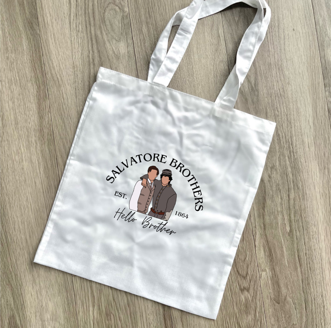 Salvatore Brothers Est. tote bag