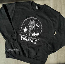 Load image into Gallery viewer, Fourth Wing - Violence Sweatshirt
