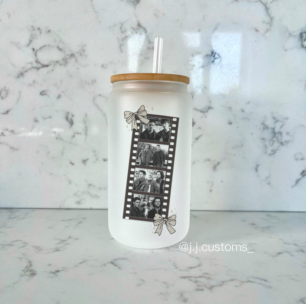 Winchester Brothers Photo Booth Glass Tumbler