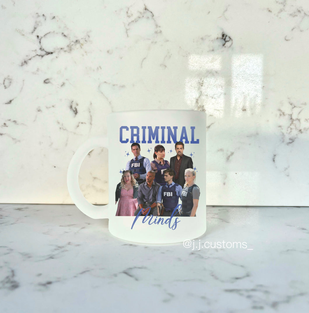 Criminal Minds Homage Glass Mug