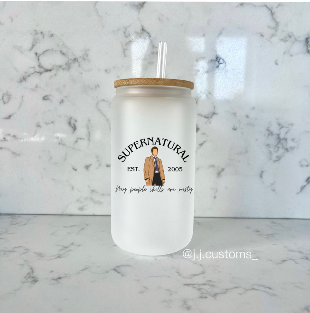 Castiel Est. Glass Tumbler