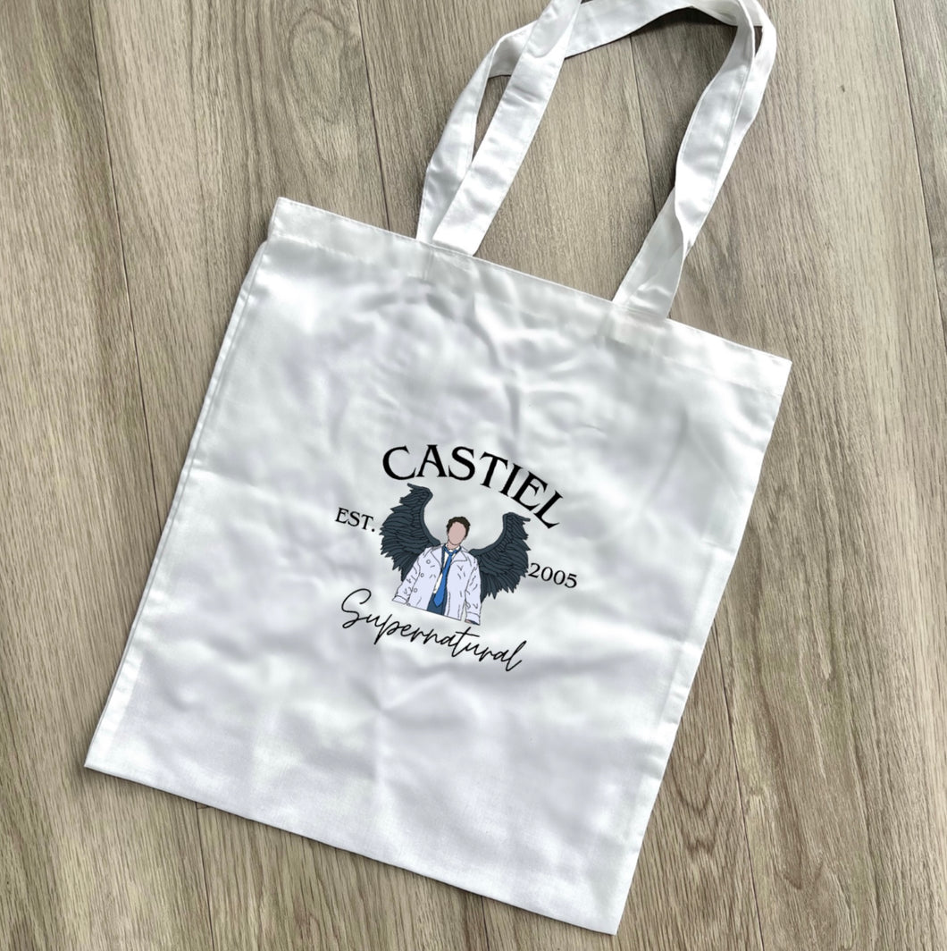 Castiel Wings Est. tote bag