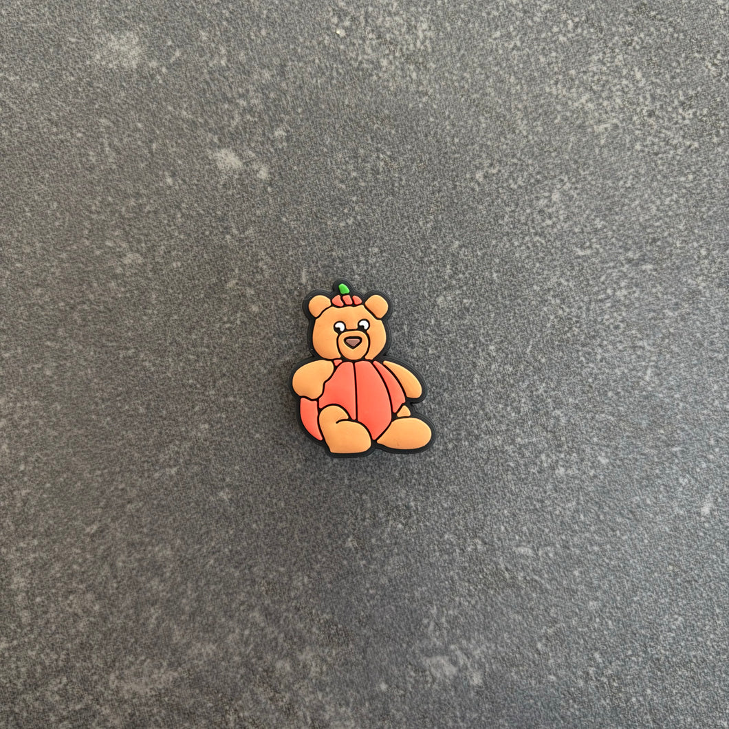 Teddy Pumpkin Charm