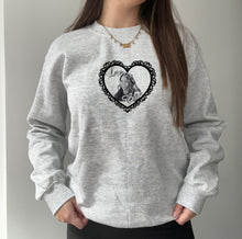 Load image into Gallery viewer, Lucy Lace Heart Sweatshirt
