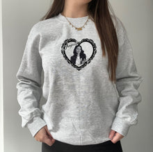 Load image into Gallery viewer, Lopez Lace Heart Sweatshirt
