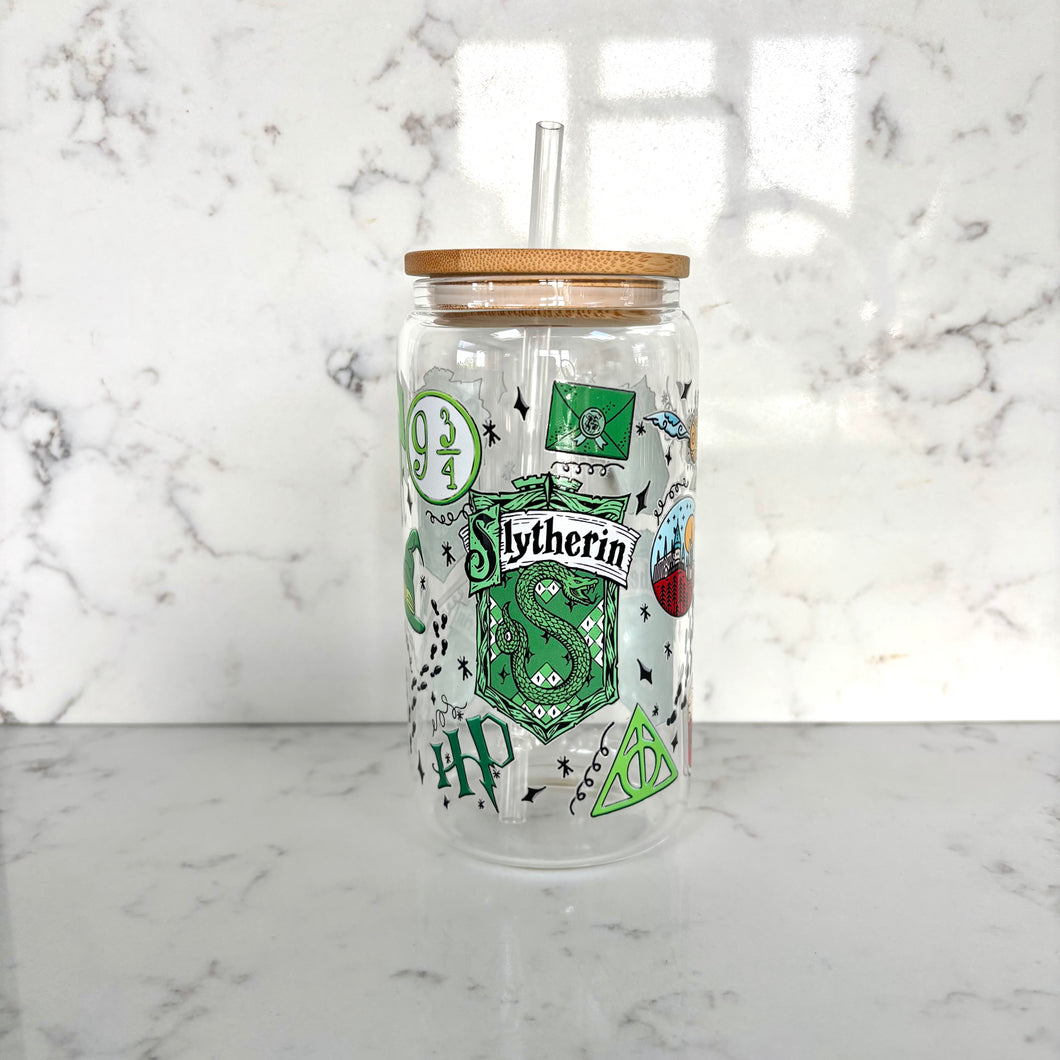 Slytherin Glass Tumbler