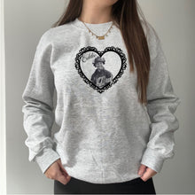 Load image into Gallery viewer, Eddie Lace Heart Sweatshirt
