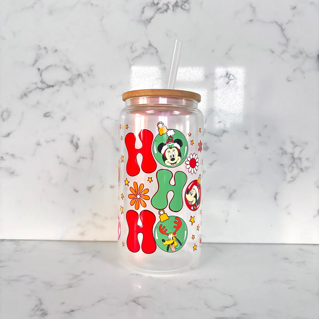 Ho Ho Ho Glass Tumbler