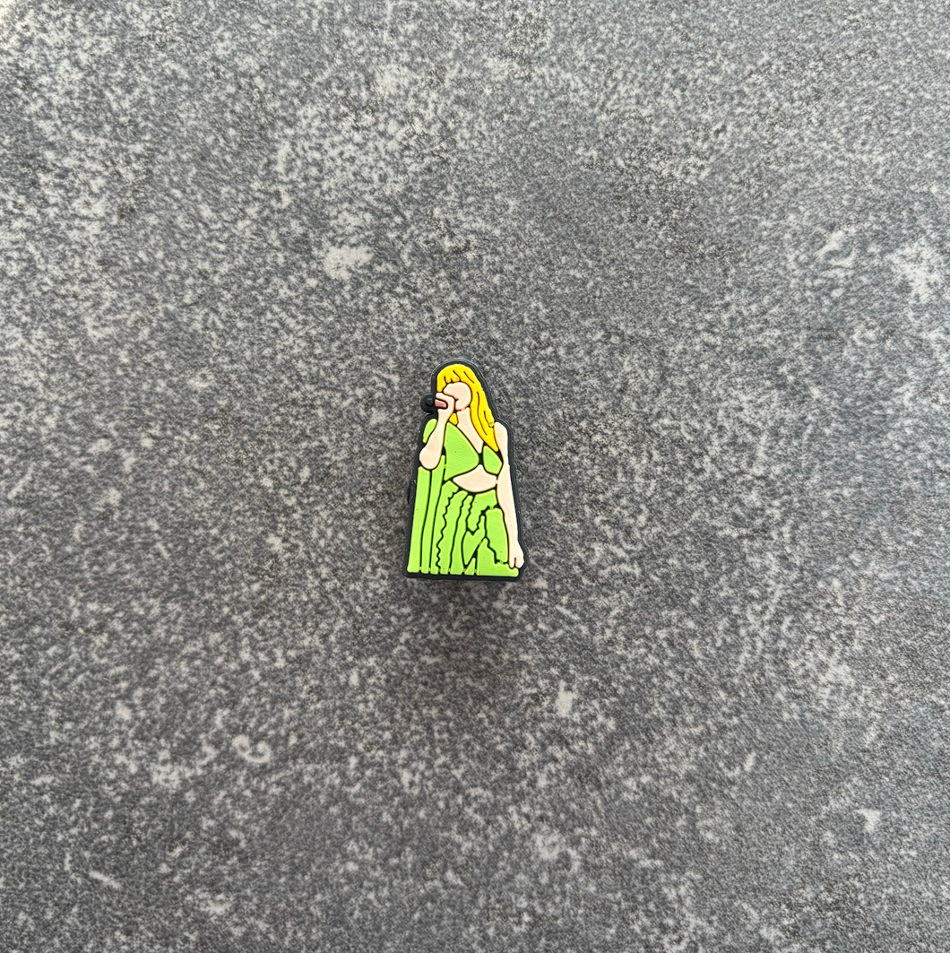 Taylor Green Dress Charm