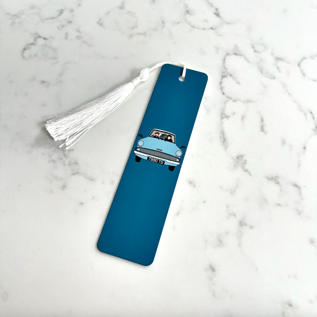 Flying Car Bookmark