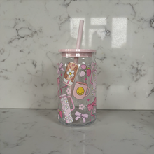 Load image into Gallery viewer, Pink Drinks Glass Tumbler
