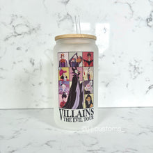 Load image into Gallery viewer, Villians Tour Glass Tumbler

