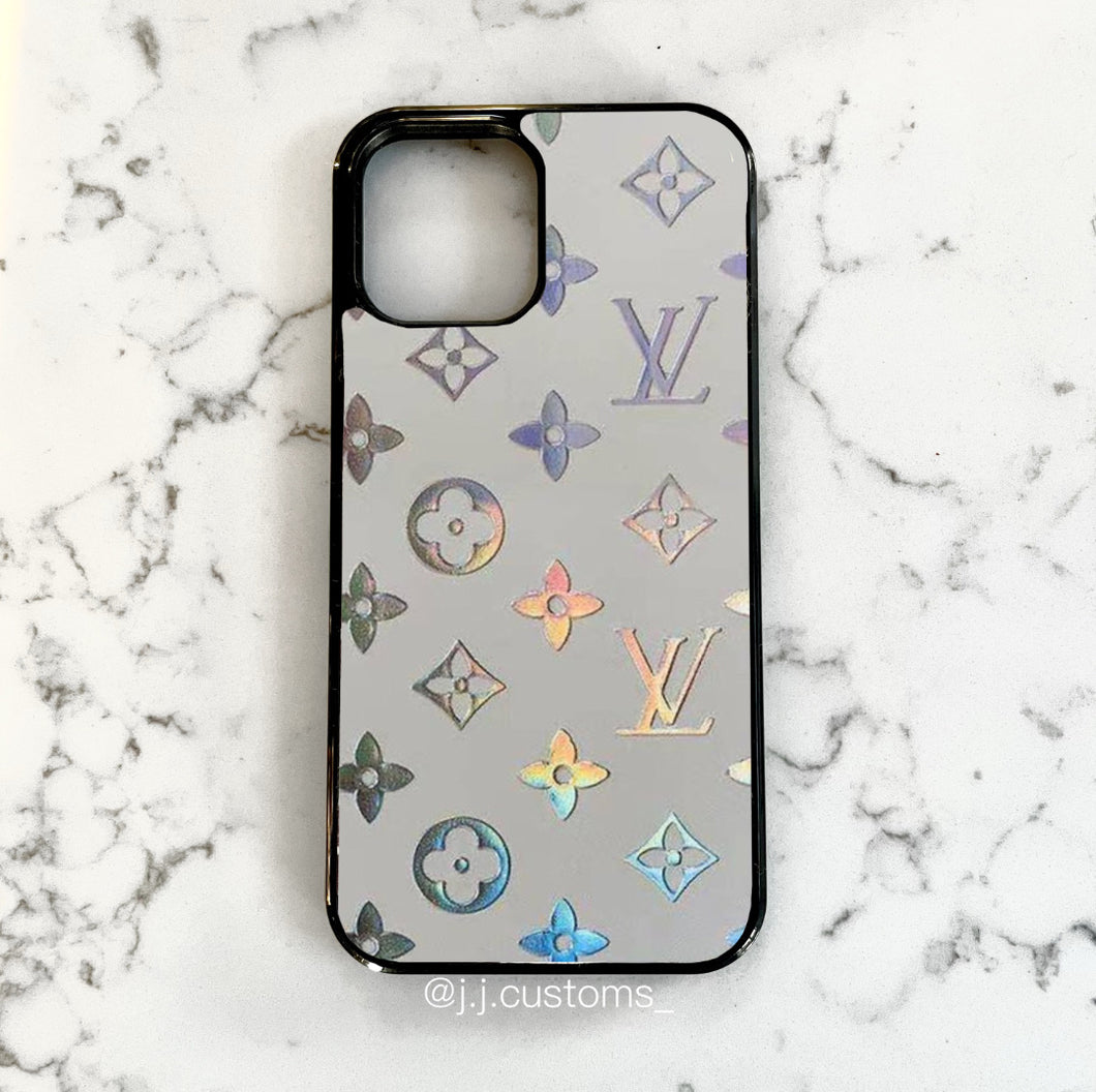 Rainbow Louis Vuitton 01 iPhone 13 Mini Case – javacases