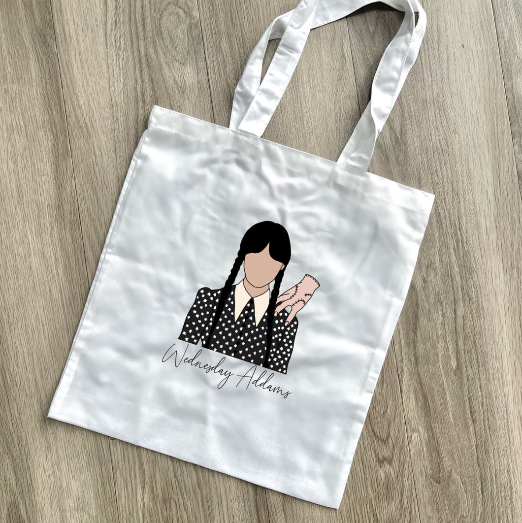 Wednesday & Thing tote bag