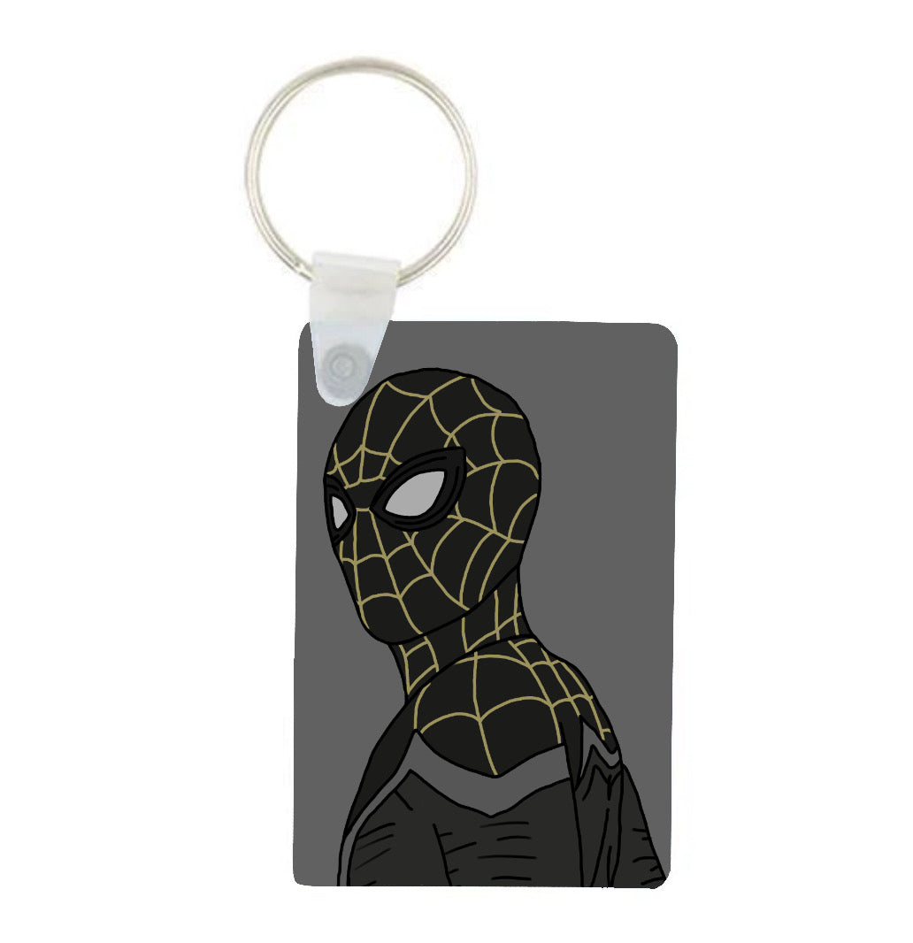 Spidey Black Suit Keyring