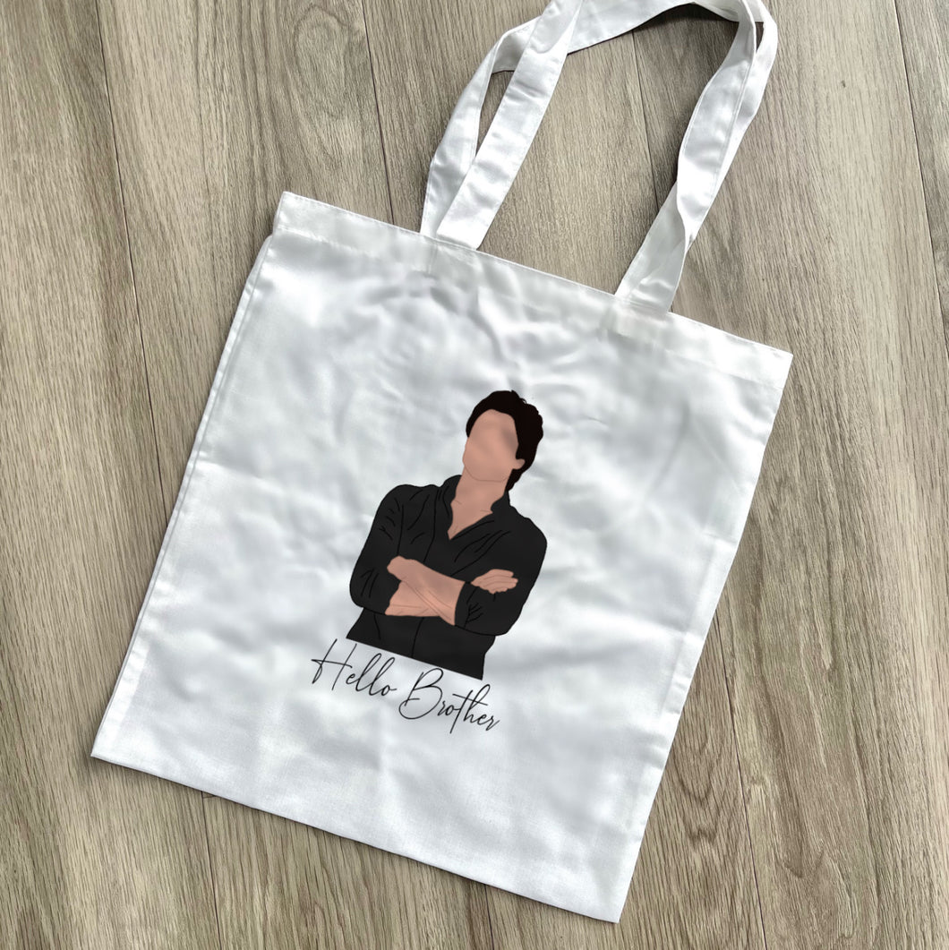 Hello Brother tote bag