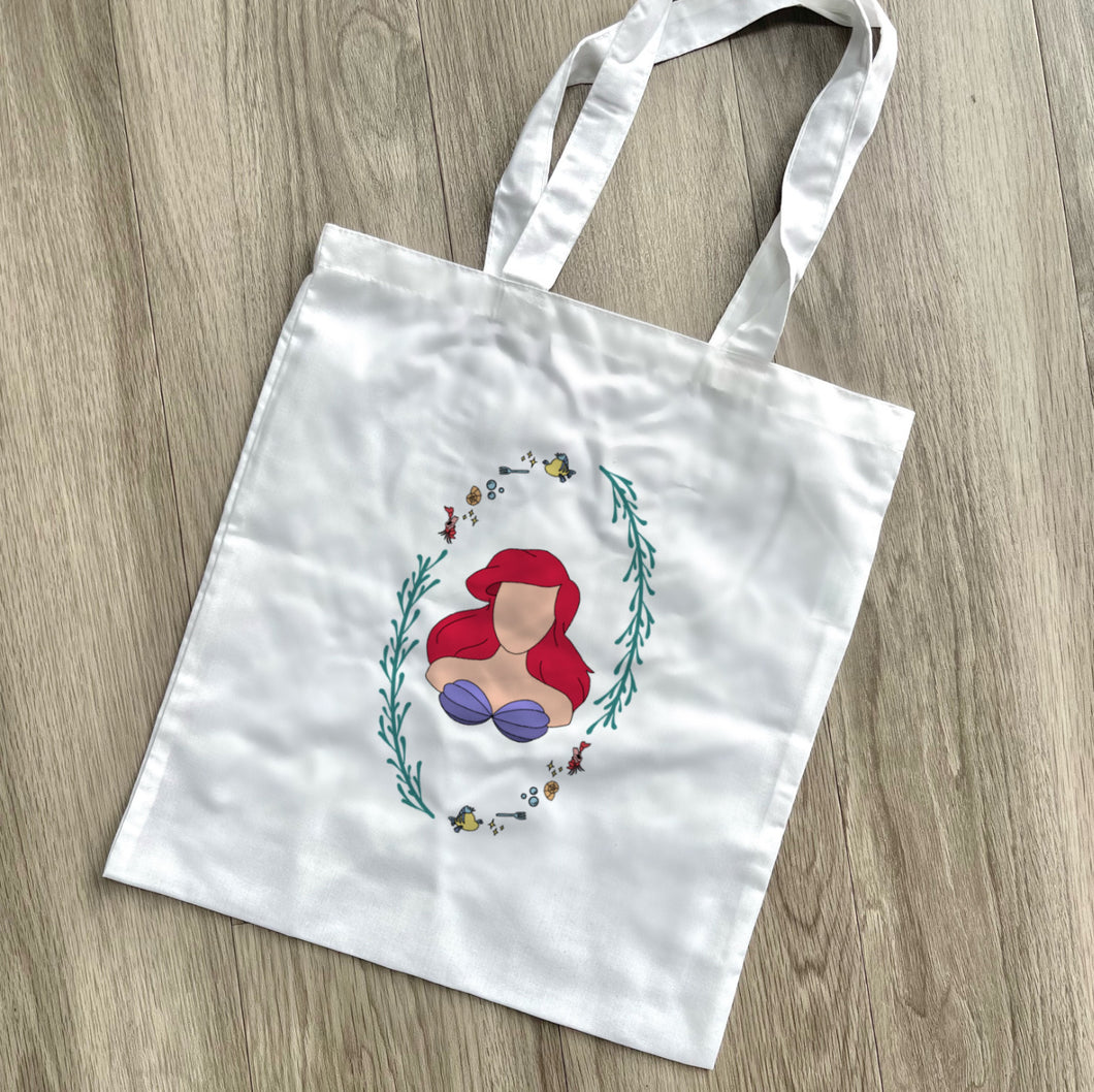 The Mermaid Princess tote bag