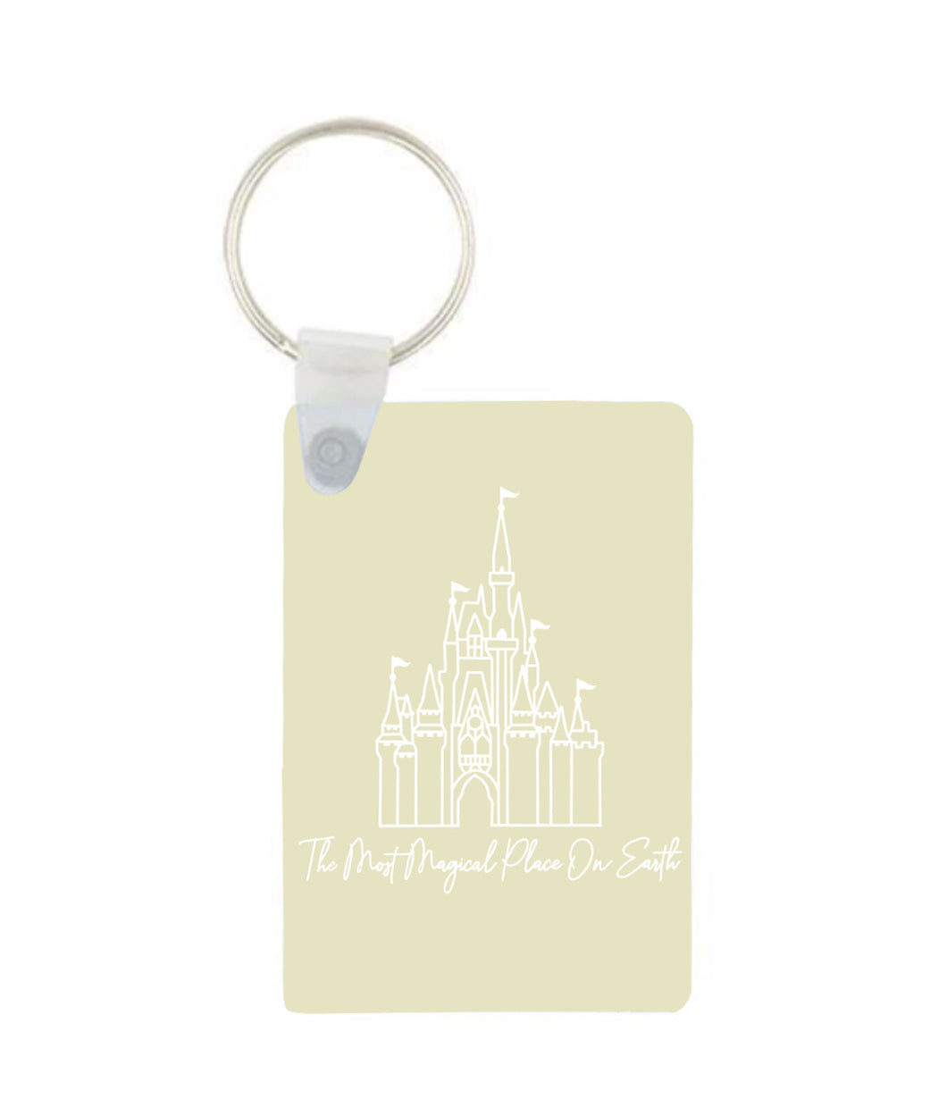 Most Magical Place Yellow Keyring