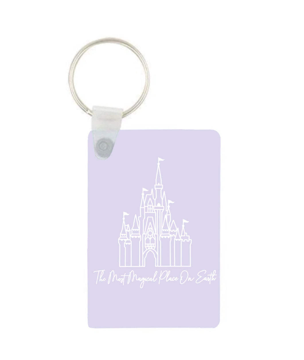 Most Magical Place Purple Keyring