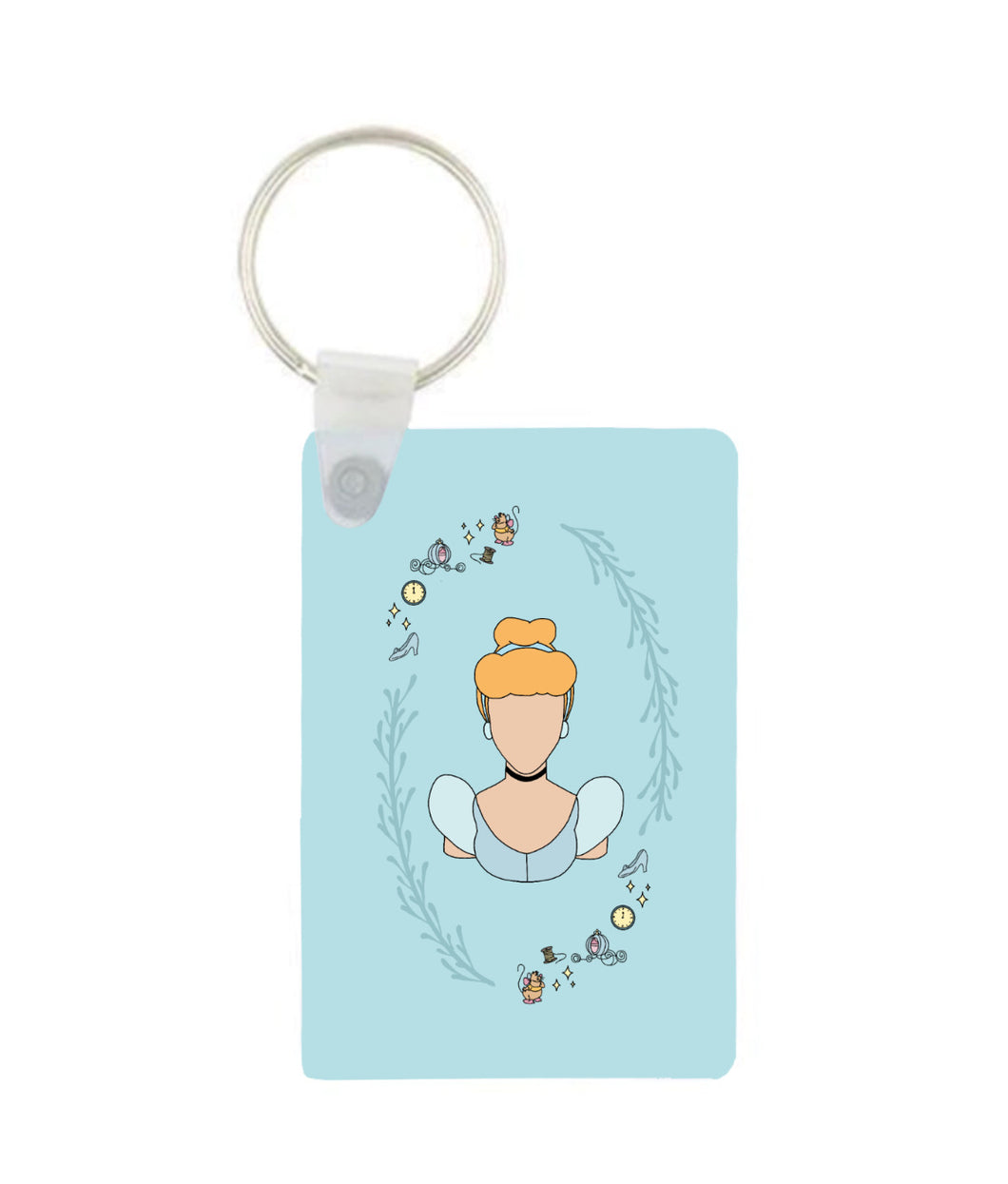 The Glass Slipper Princess Keyring