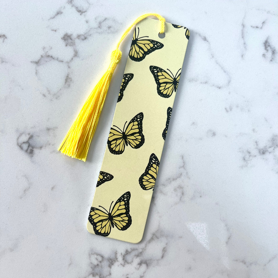 Yellow Butterfly Bookmark