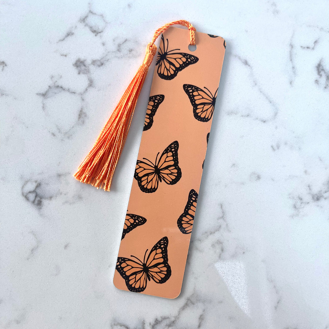Orange Butterfly Bookmark