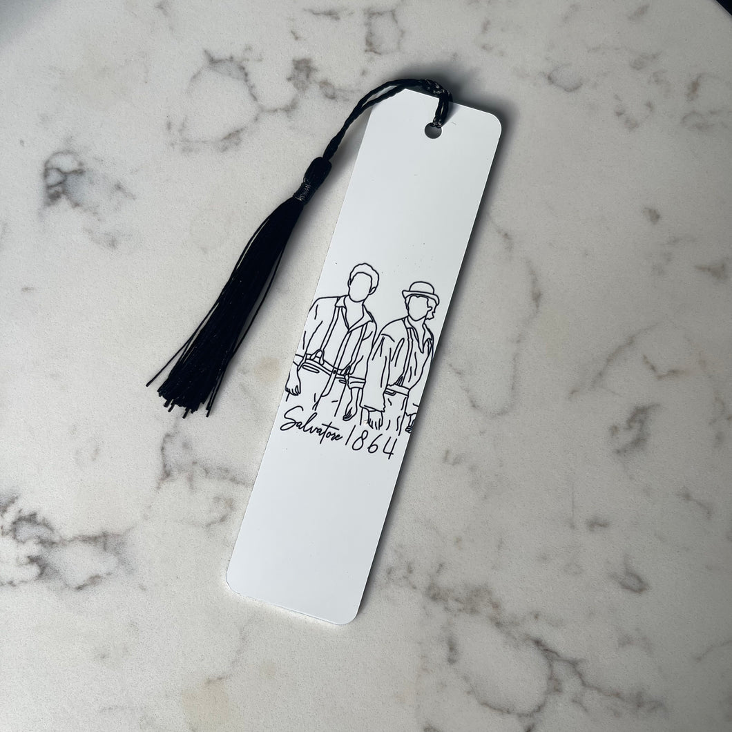 Vampire Brothers Outline Bookmark