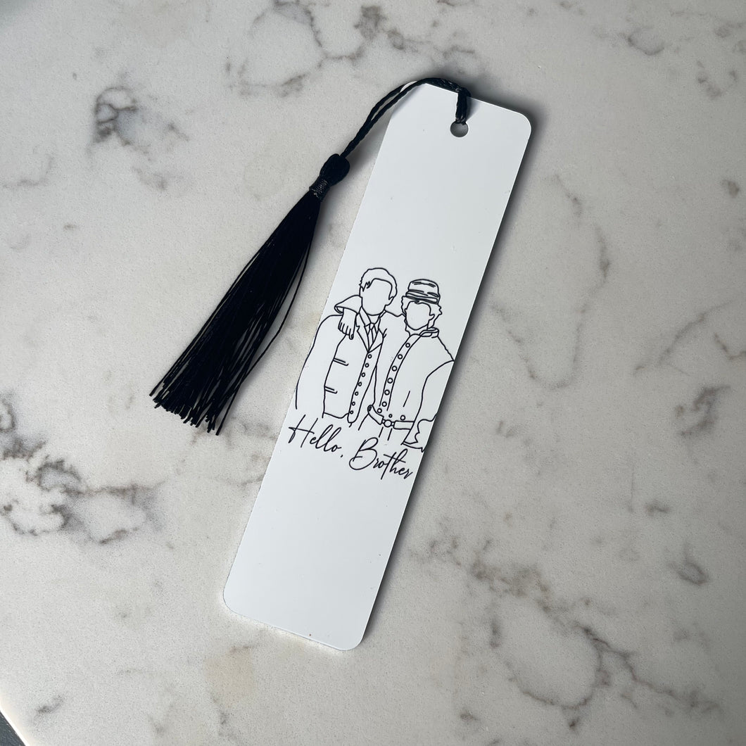 Hello Brother Outline Bookmark