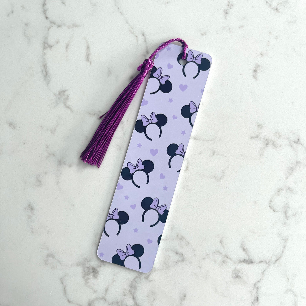 Magical Purple Ears Bookmark