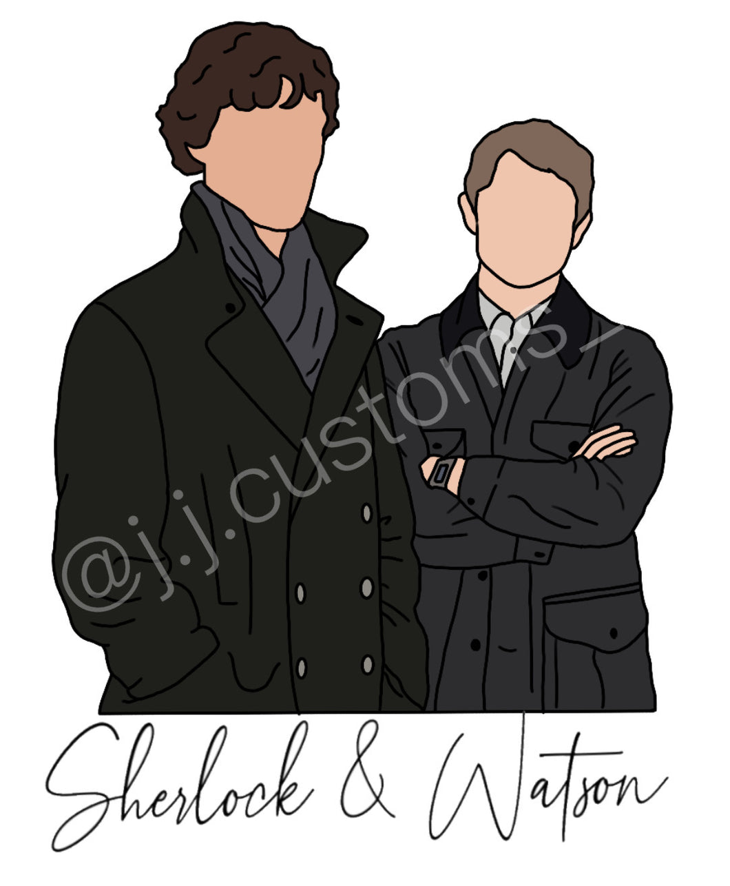 Sherlock & Watson Mug